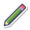 green pencil icon