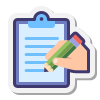 clipboard with pencil icon